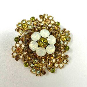 🆕😍On Trend Topaz and Opal Crystl Pin